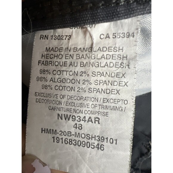 Wrangler All Terrain Men's Outdoor Utility Shorts Gray Size 48 Canvas 6 Pockets - Picture 6 of 11